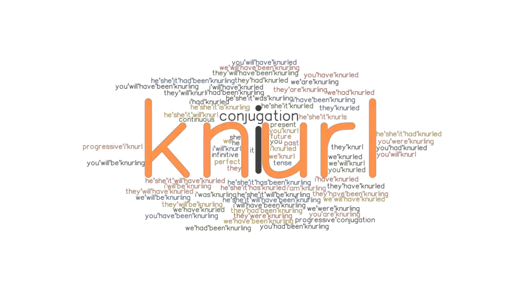 Knurl Past Tense Verb Forms, Conjugate KNURL