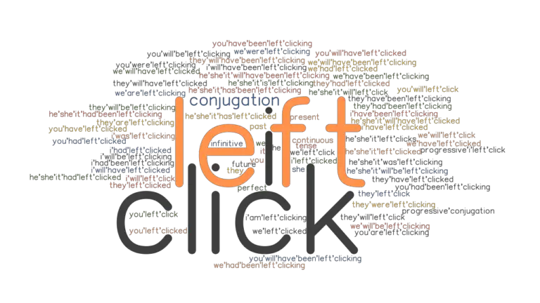 left-click-past-tense-verb-forms-conjugate-left-click-grammartop