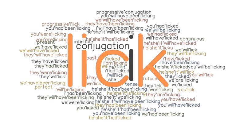 lick Synonyms of
