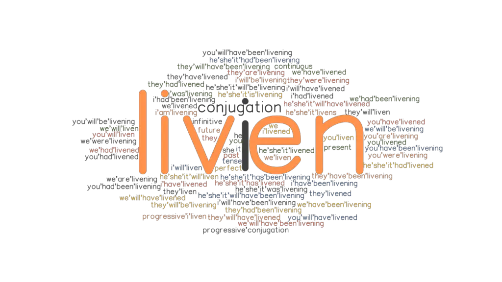 liven-past-tense-verb-forms-conjugate-liven-grammartop