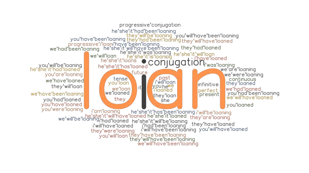 Loan Past Tense Verb Forms, Conjugate LOAN