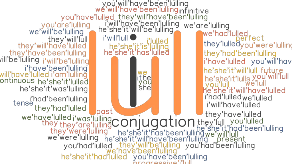 Lull Past Tense Verb Forms, Conjugate LULL