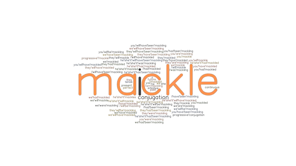 Mackle Past Tense: Verb Forms, Conjugate MACKLE - GrammarTOP.com