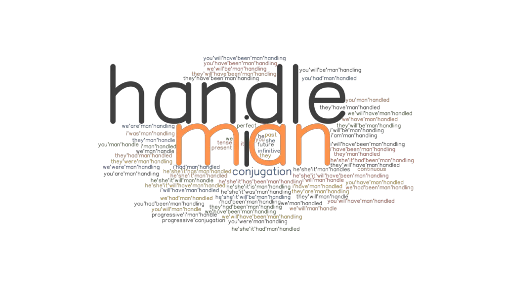 Manhandle Past Tense Verb Forms, Conjugate MANHANDLE