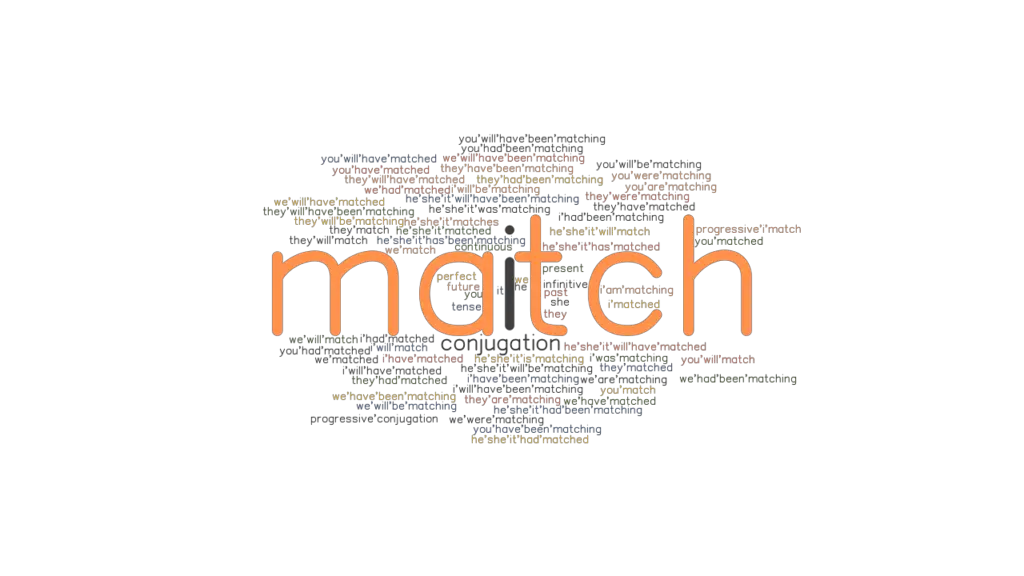 Match Past Tense Verb Forms, Conjugate MATCH