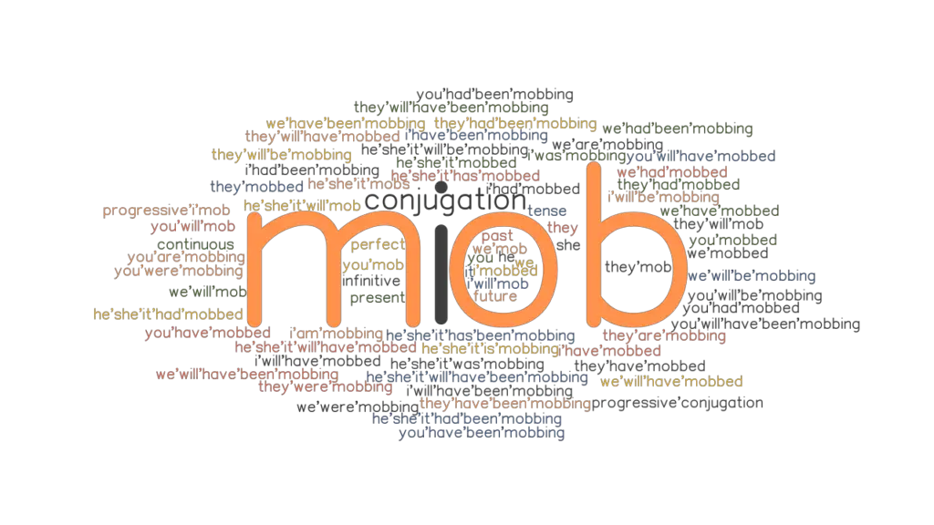 Mob Past Tense: Verb Forms, Conjugate MOB - GrammarTOP.com