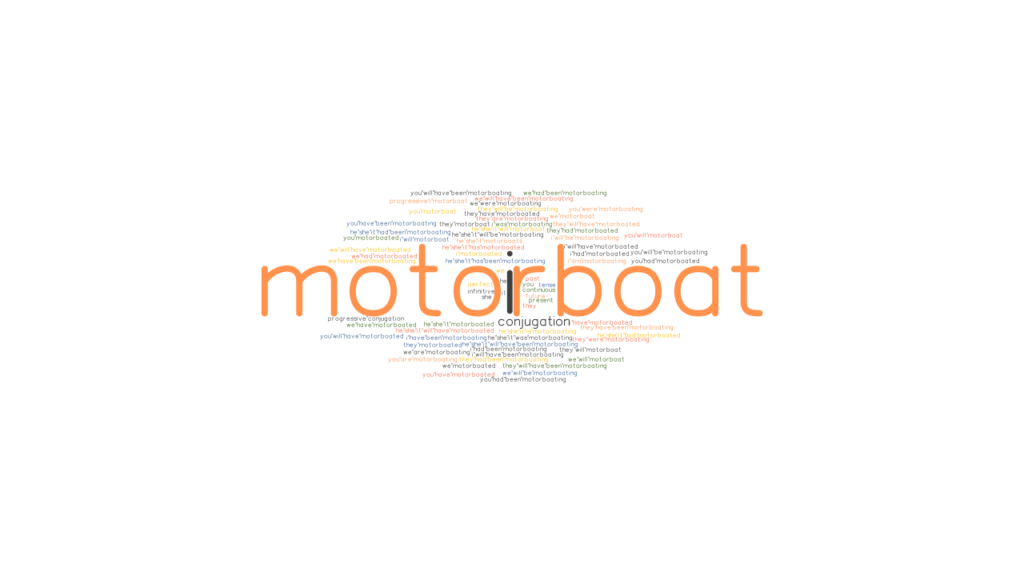motorboat meaning verb