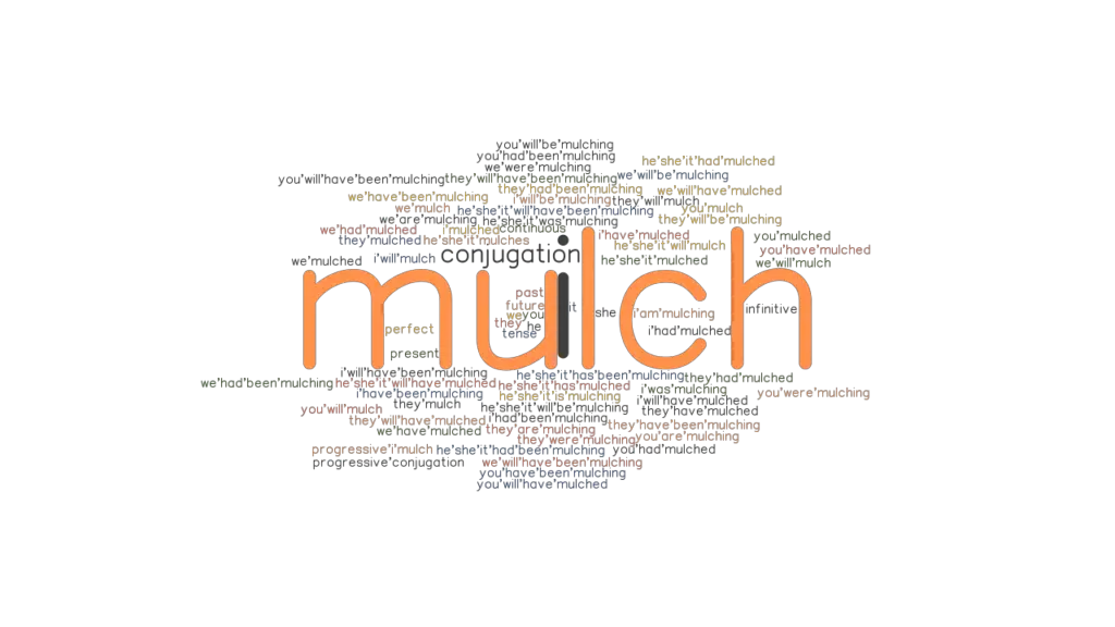 Mulch Past Tense Verb Forms, Conjugate MULCH