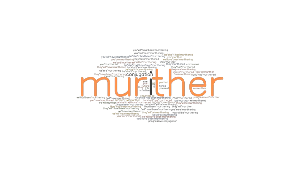 Murther Past Tense: Verb Forms, Conjugate MURTHER - GrammarTOP.com