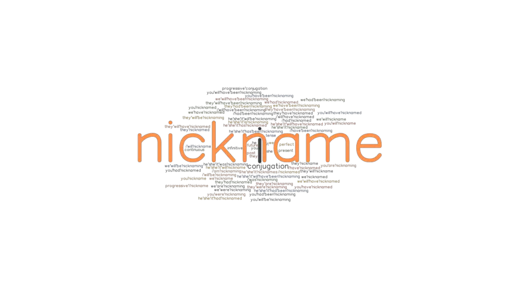 nickname-past-tense-verb-forms-conjugate-nickname-grammartop