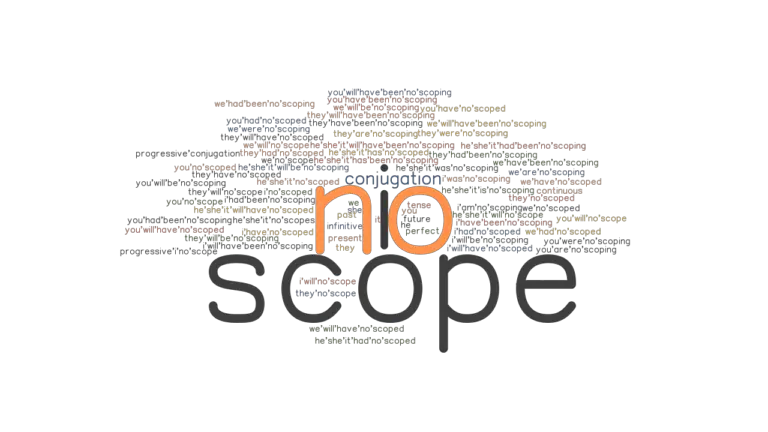 Meaning Of No Scope In English