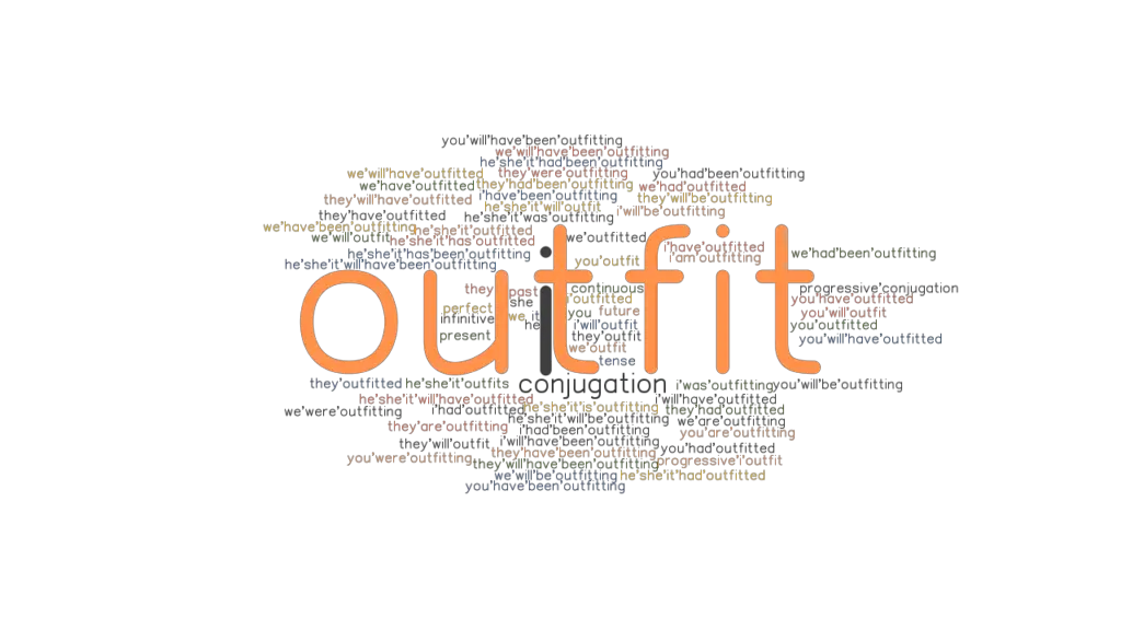 Outfit Past Tense Verb Forms, Conjugate OUTFIT