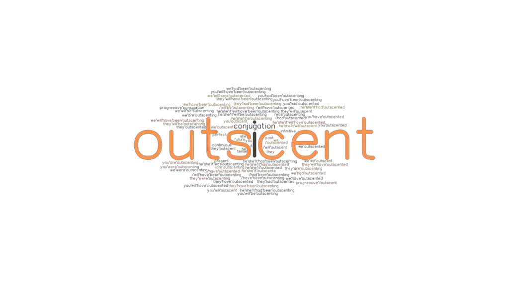 Outscent Past Tense Verb Forms, Conjugate OUTSCENT