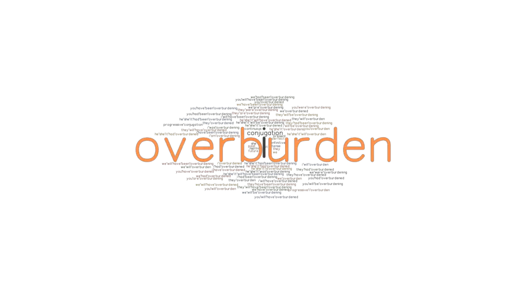 Overburden Past Tense: Verb Forms, Conjugate OVERBURDEN - GrammarTOP.com