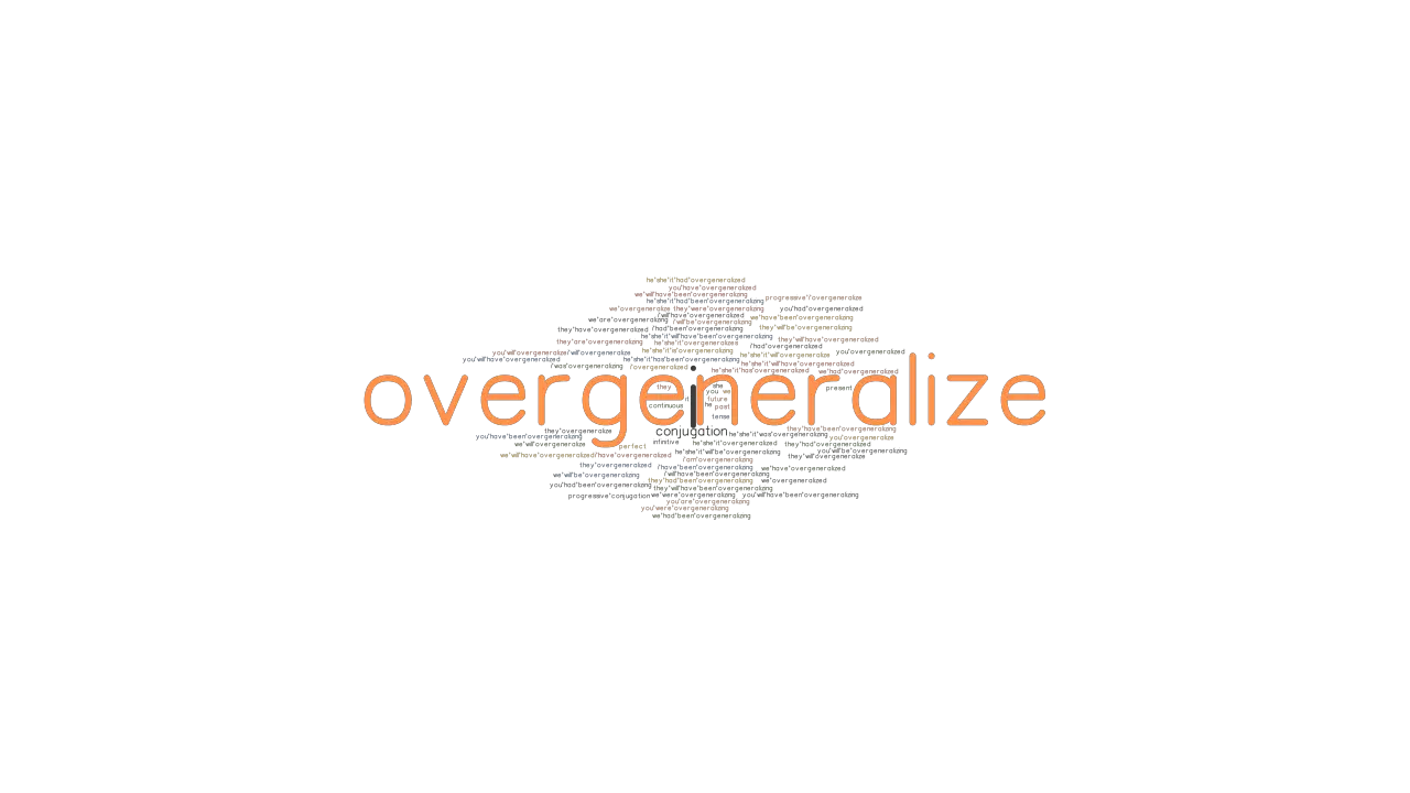 Overgeneralize Past Tense Verb Forms Conjugate Overgeneralize Grammartop Com