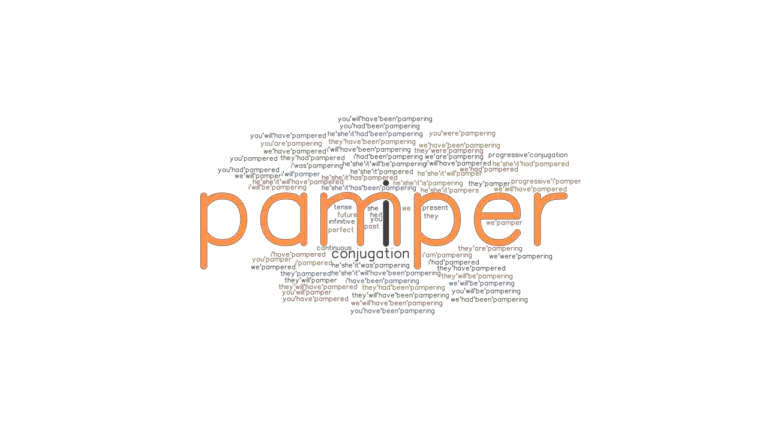 Pamper Past Tense Verb Forms Conjugate PAMPER GrammarTOP