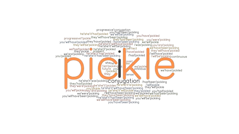 What Is The Verb Form Of Pickle