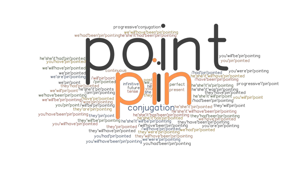 Pin Point Past Tense Verb Forms Conjugate Pin Point