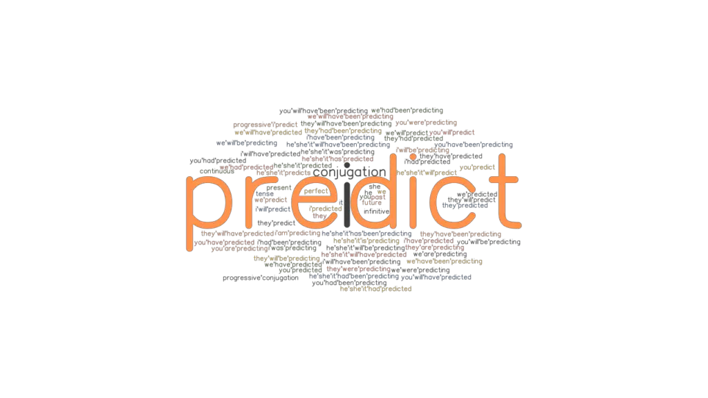 Is Predict A Verb