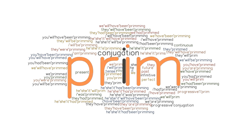 Prim Past Tense: Verb Forms, Conjugate PRIM - GrammarTOP.com