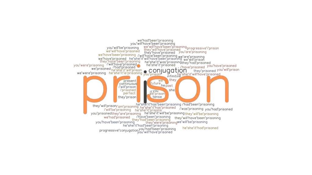 Prison Past Tense Verb Forms, Conjugate PRISON