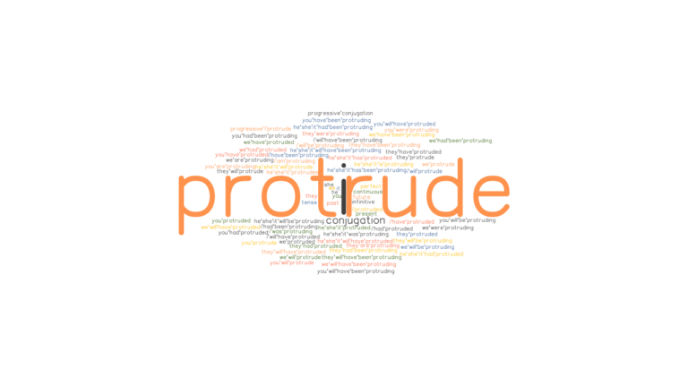 protrude-past-tense-verb-forms-conjugate-protrude-grammartop