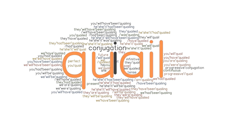 Quail Past Tense: Verb Forms, Conjugate QUAIL - GrammarTOP.com