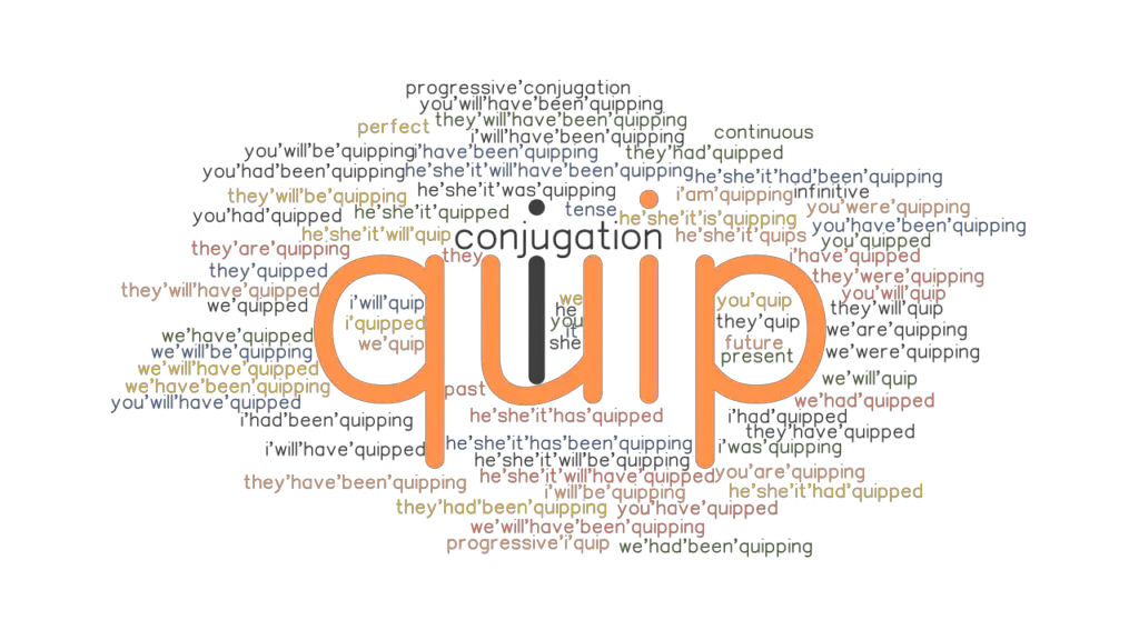 Quip Past Tense: Verb Forms, Conjugate QUIP - GrammarTOP.com