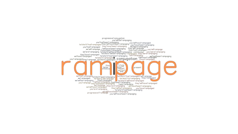 Rampage Past Tense: Verb Forms, Conjugate RAMPAGE - GrammarTOP.com