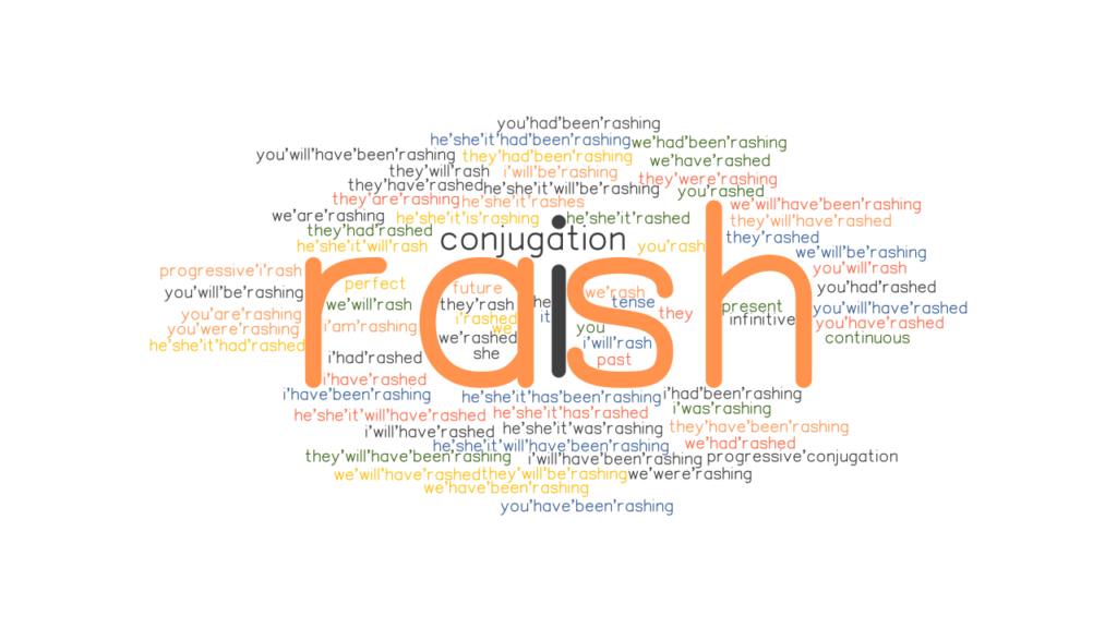 Rash Past Tense Verb Forms Conjugate RASH GrammarTOP