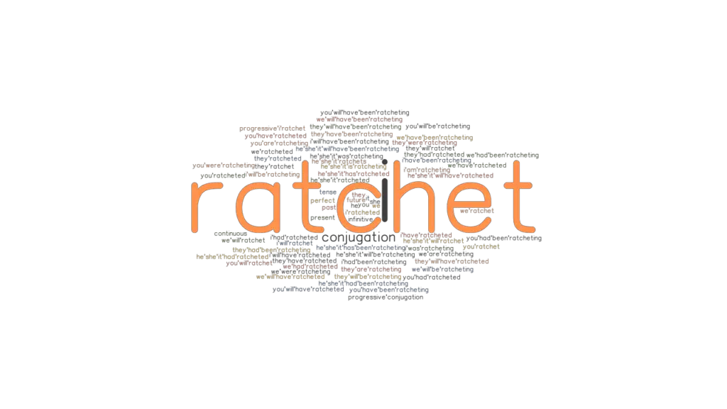 Ratchet Past Tense Verb Forms, Conjugate RATCHET