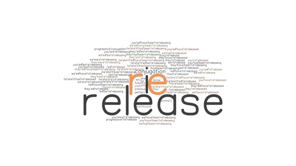 Rerelease Past Tense Verb Forms, Conjugate RERELEASE