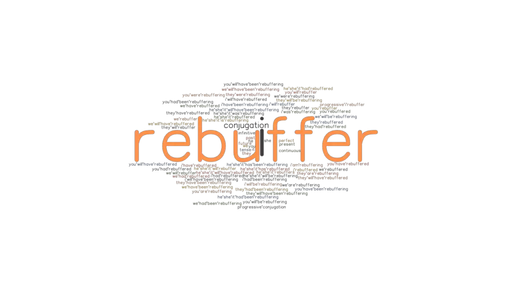 Rebuffer Past Tense Verb Forms, Conjugate REBUFFER
