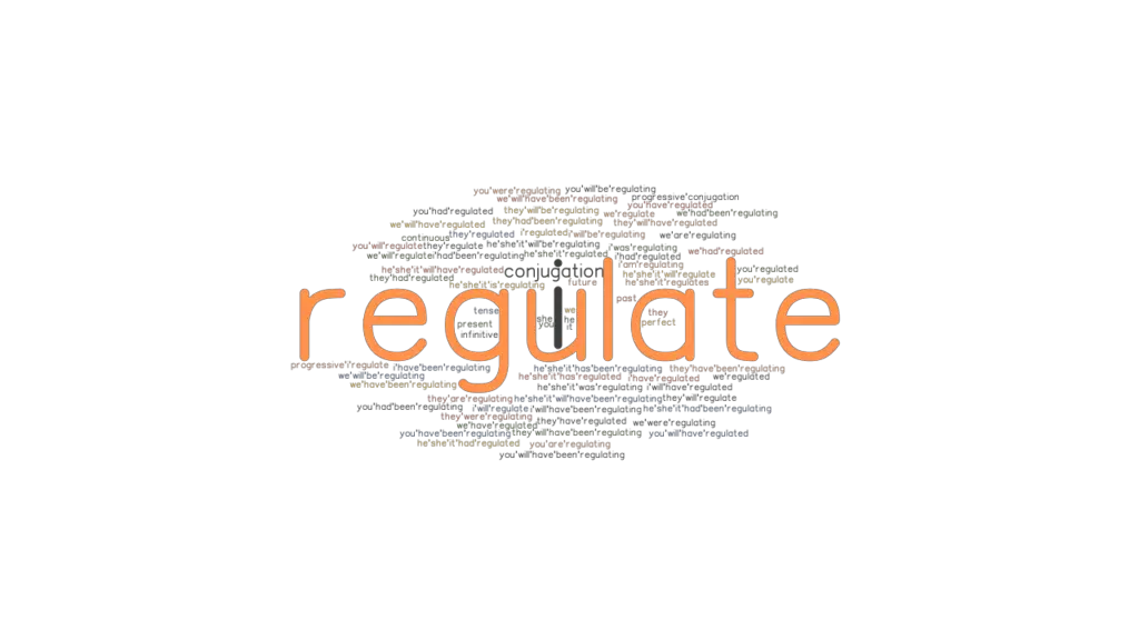 Regulate Past Tense Verb Forms, Conjugate REGULATE