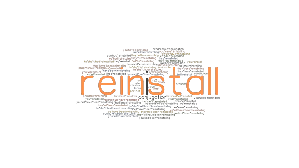 reinstall-past-tense-verb-forms-conjugate-reinstall-grammartop