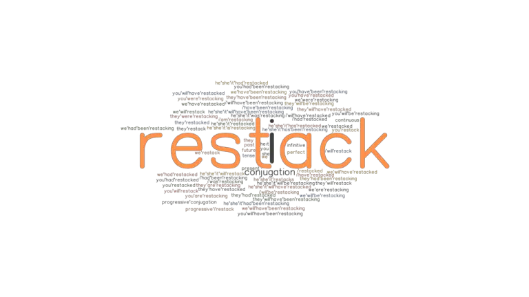 Restack Past Tense: Verb Forms, Conjugate RESTACK - GrammarTOP.com