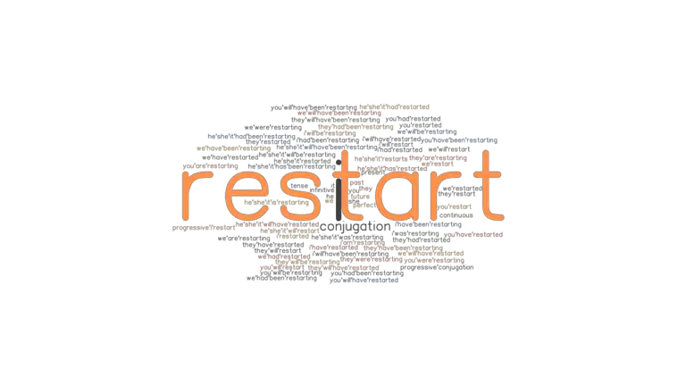 restart-past-tense-verb-forms-conjugate-restart-grammartop