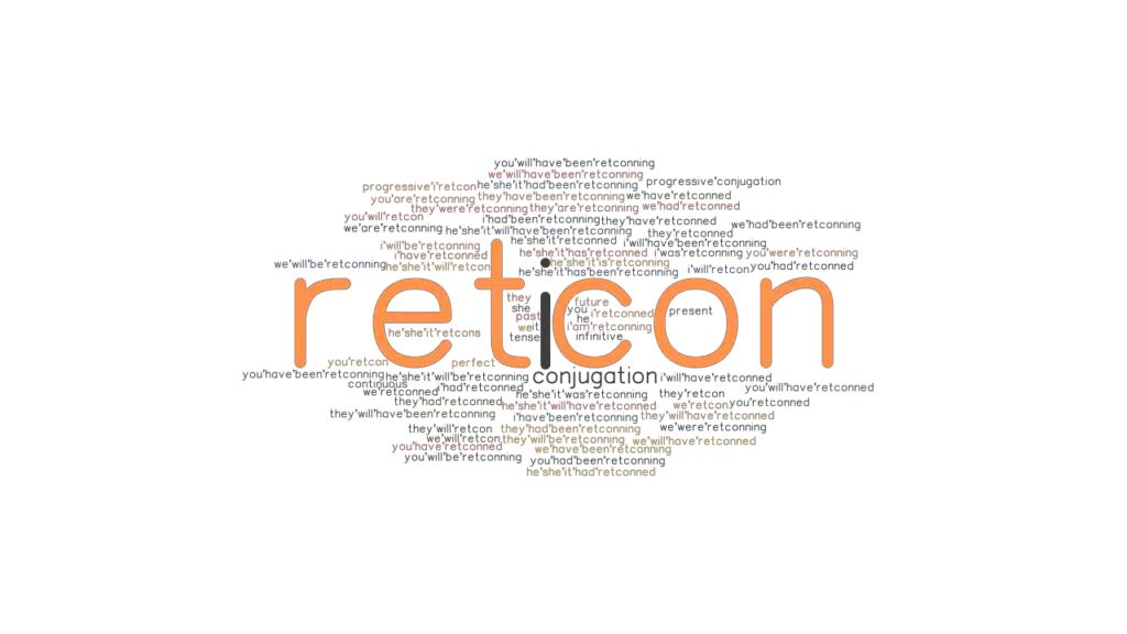Retcon Past Tense Verb Forms, Conjugate RETCON
