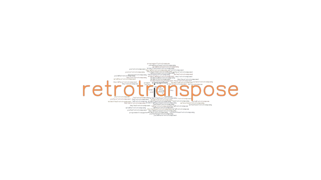 Retrotranspose Past Tense Verb Forms, Conjugate RETROTRANSPOSE
