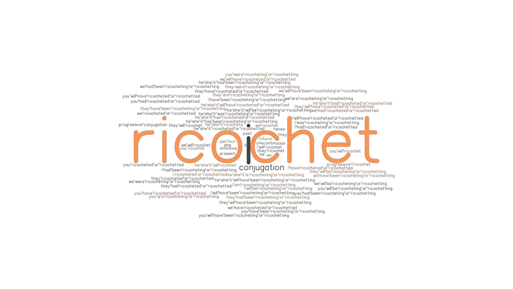 Ricochet Past Tense Verb Forms Conjugate RICOCHET GrammarTOP