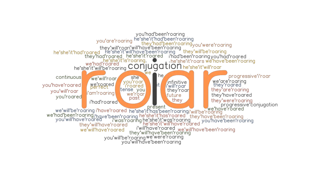 roar-past-tense-verb-forms-conjugate-roar-grammartop