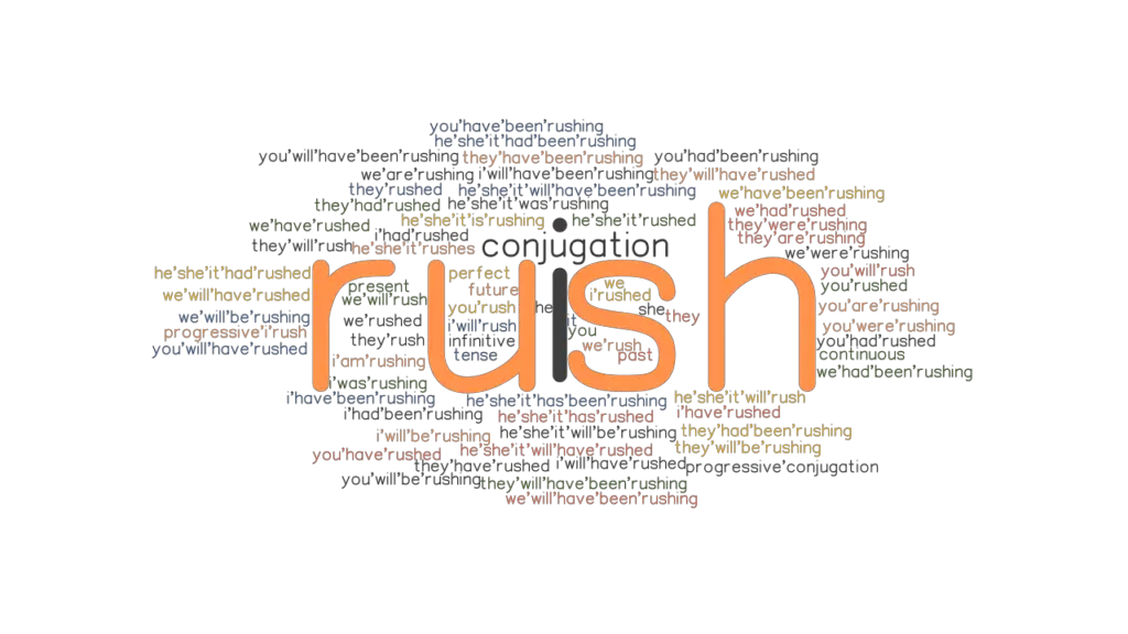 rush-past-tense-verb-forms-conjugate-rush-grammartop