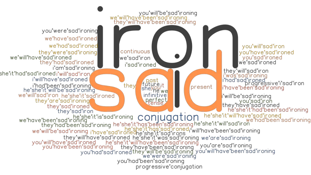 sad-iron-past-tense-verb-forms-conjugate-sad-iron-grammartop