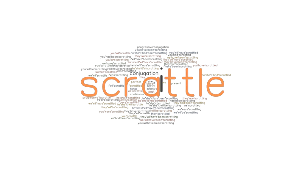 Scrattle Past Tense Verb Forms, Conjugate SCRATTLE