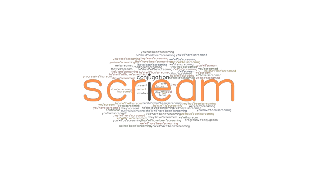 scream-past-tense-verb-forms-conjugate-scream-grammartop