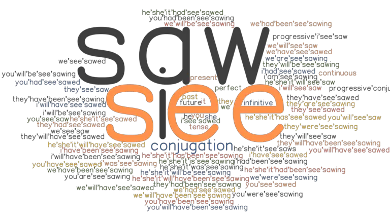 See-saw Past Tense: Verb Forms, Conjugate SEE-SAW - GrammarTOP.com