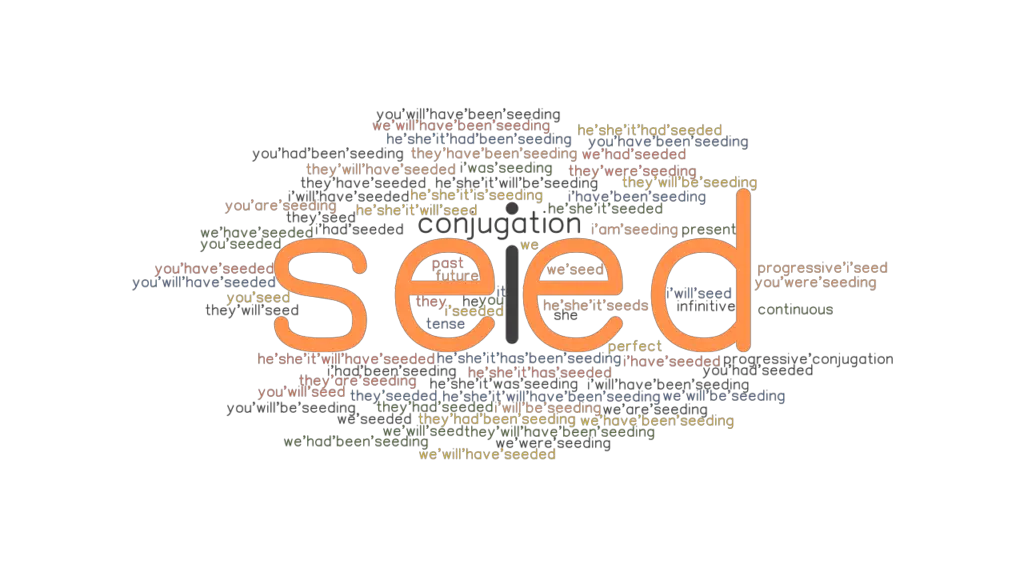 Seed Past Tense Verb Forms Conjugate SEED GrammarTOP