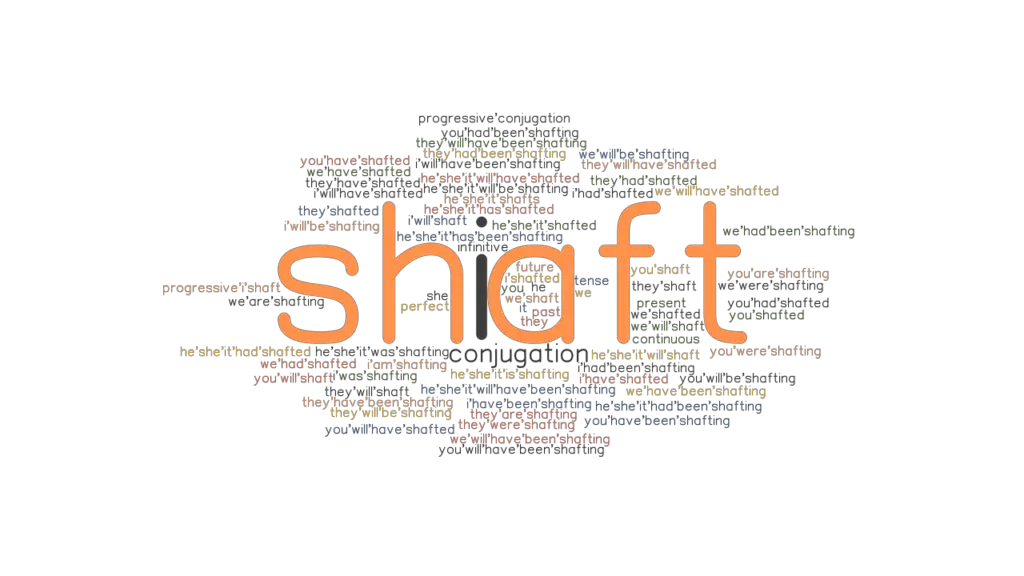 Shaft Past Tense Verb Forms, Conjugate SHAFT