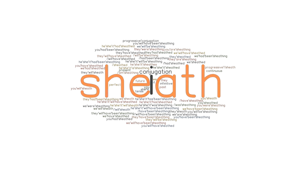 Sheath Past Tense Verb Forms, Conjugate SHEATH
