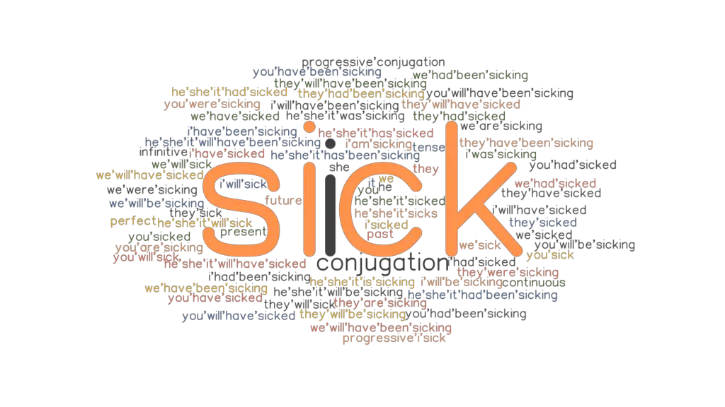 Sick Past Tense Verb Forms Conjugate SICK GrammarTOP